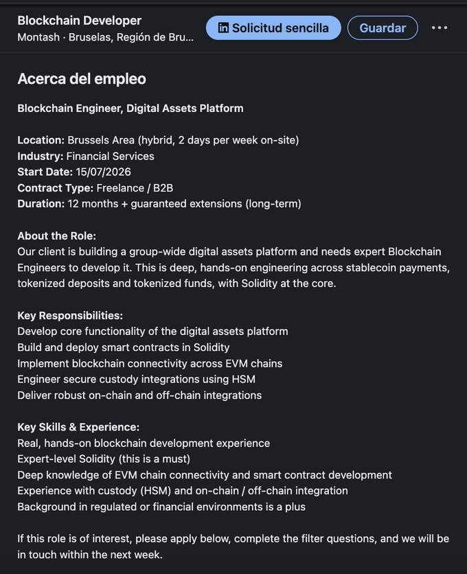 Job opening