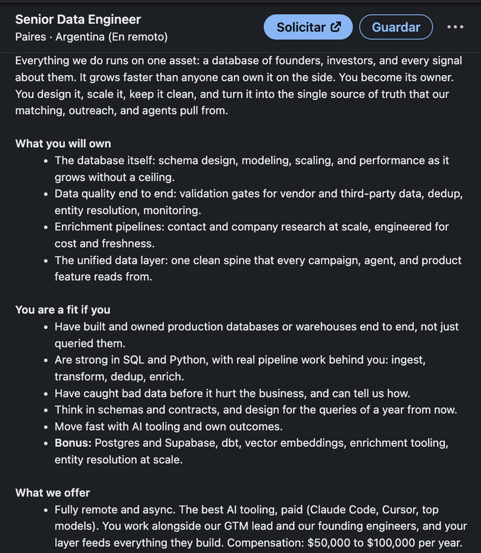 Job opening