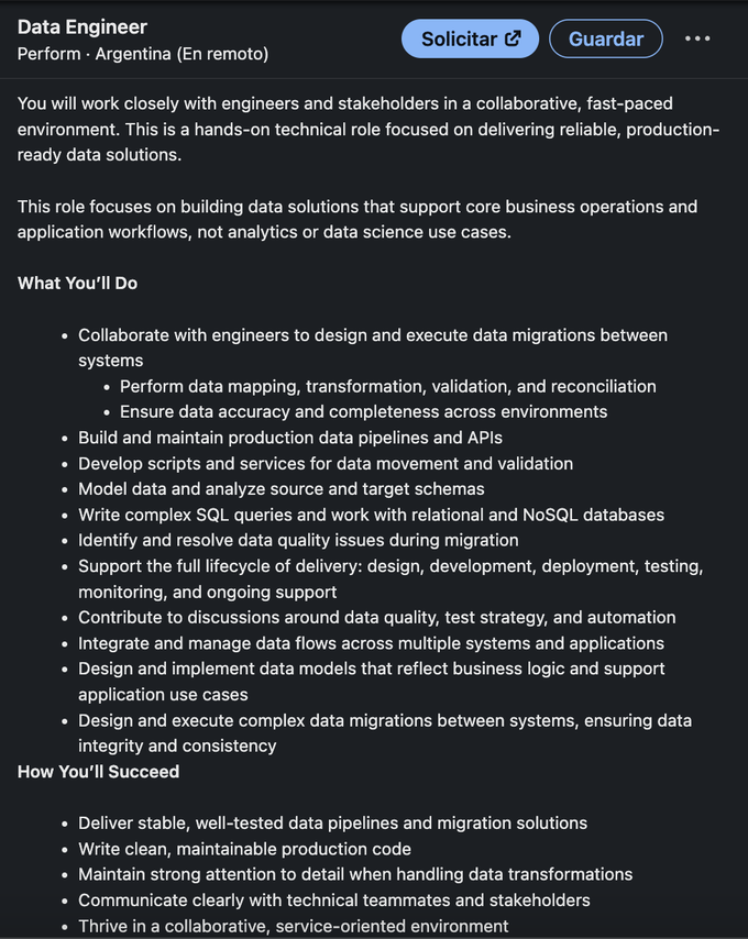 Job opening