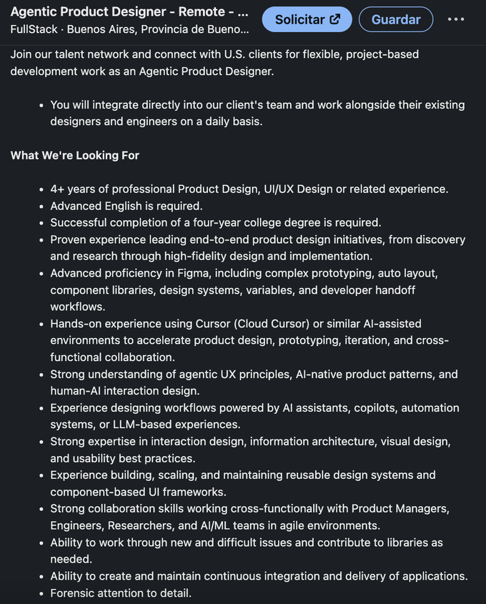 Job opening