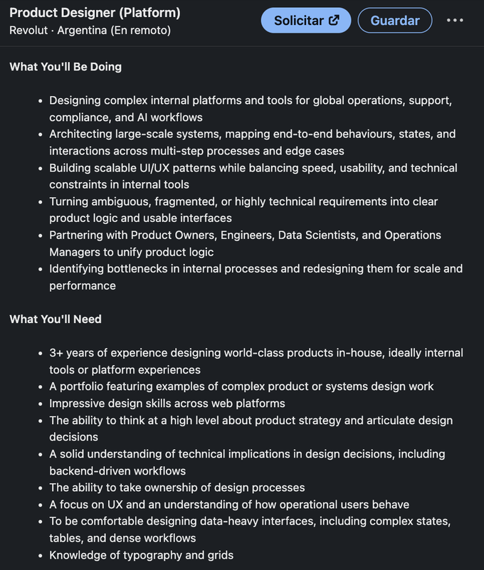 Job opening