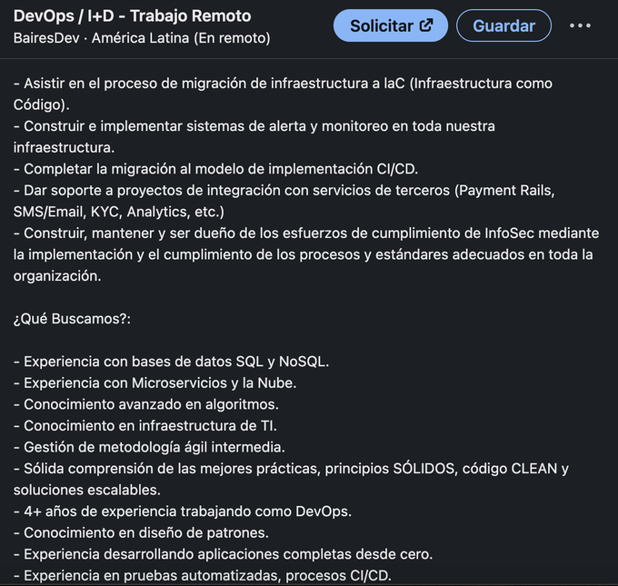 Job opening