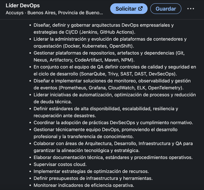 Job opening