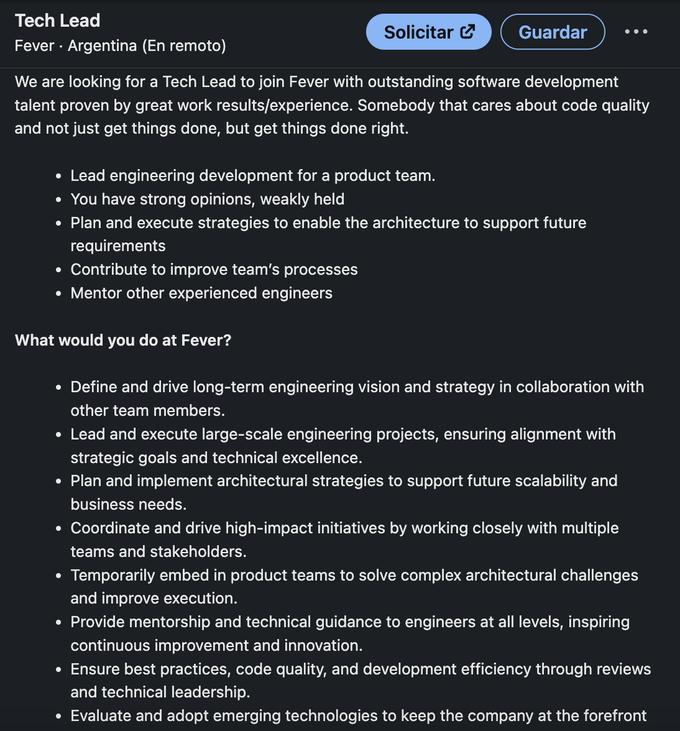Job opening
